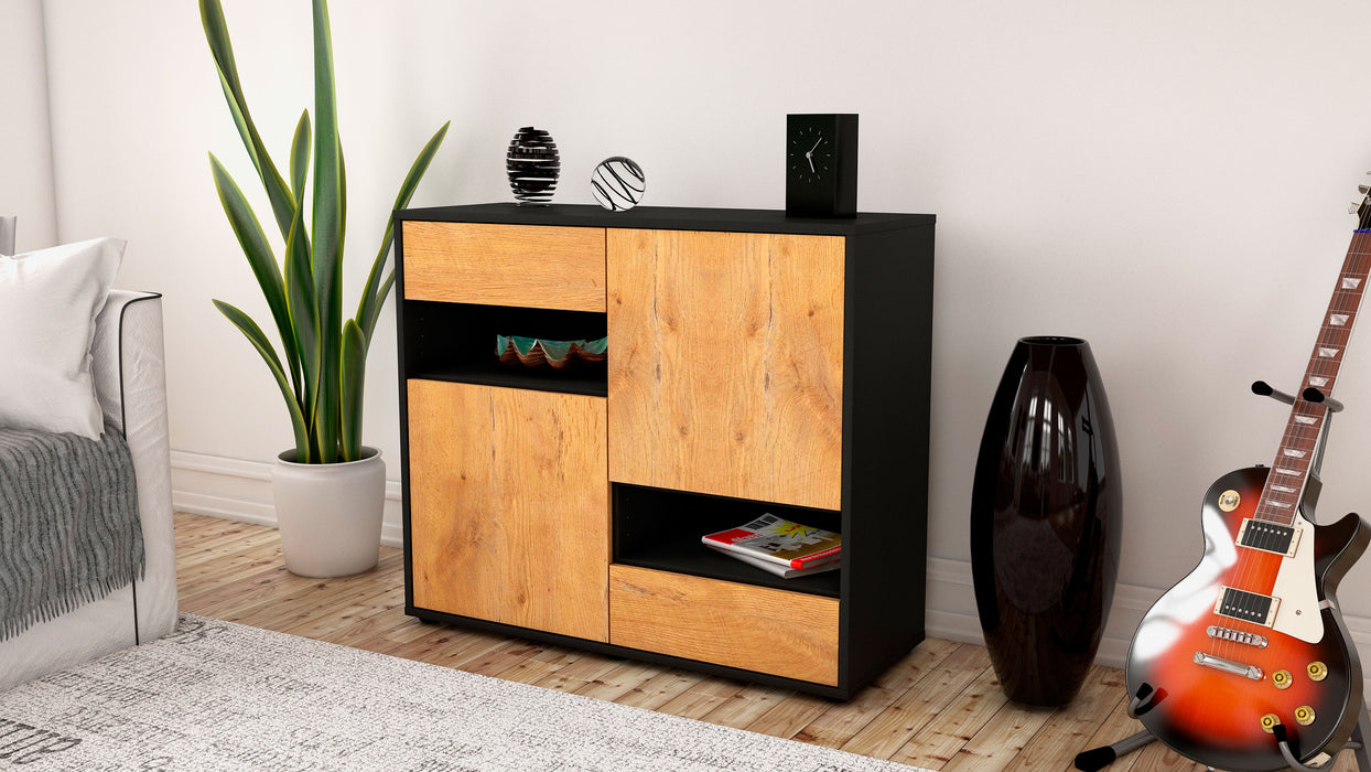 Sideboard Carmelina, Eiche (92x79x35cm)