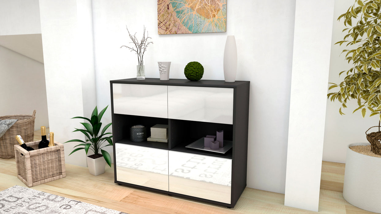 Sideboard Carmen, Weiß (92x79x35cm)