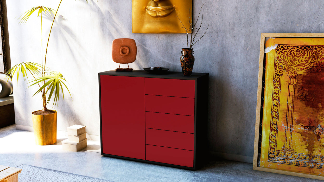 Sideboard Cecilia, Bordeaux (92x79x35cm)