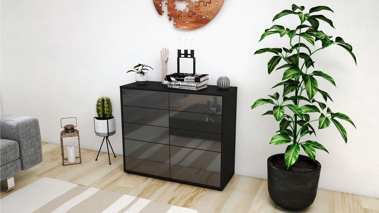 Sideboard Celeste, Grau (92x79x35cm)