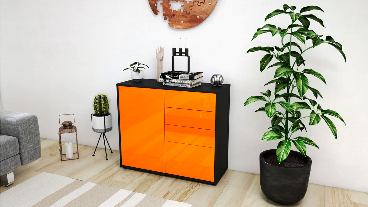 Sideboard Celestina, Orange (92x79x35cm)