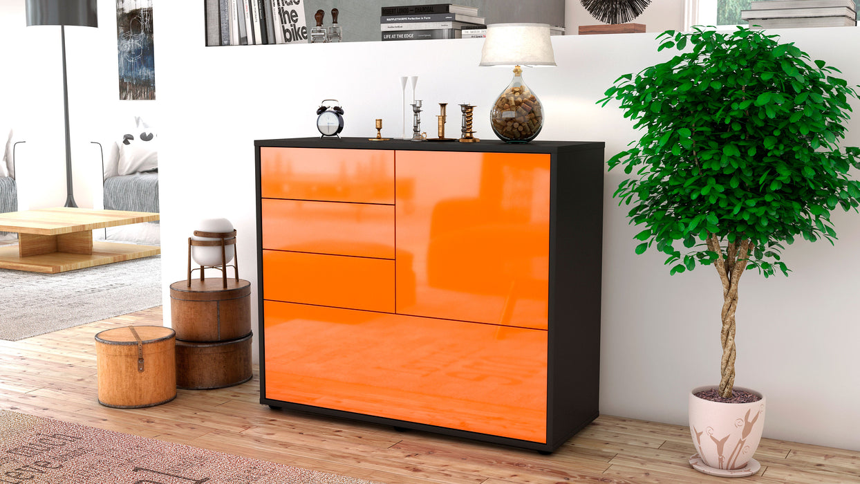 Sideboard Corina, Orange (92x79x35cm)