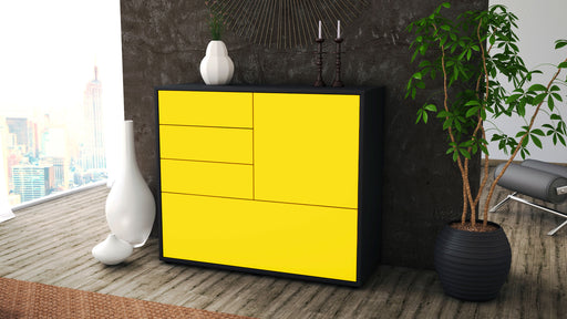 Sideboard Cosima, Gelb (92x79x35cm)