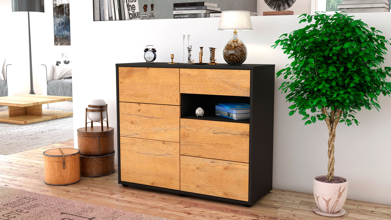 Sideboard Dariella, Eiche (92x79x35cm)