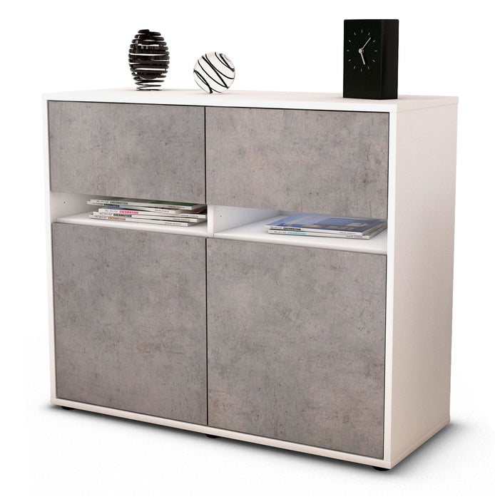 Sideboard Brunilde, Beton (92x79x35cm)