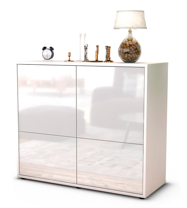 Sideboard Cara, Weiß (92x79x35cm)