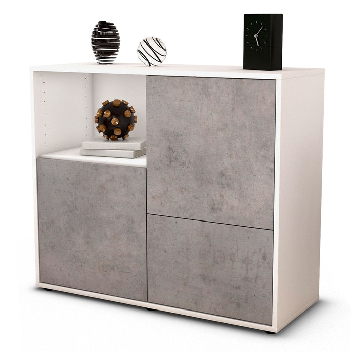 Sideboard Carina, Beton (92x79x35cm)