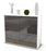 Sideboard Carla, Grau (92x79x35cm)