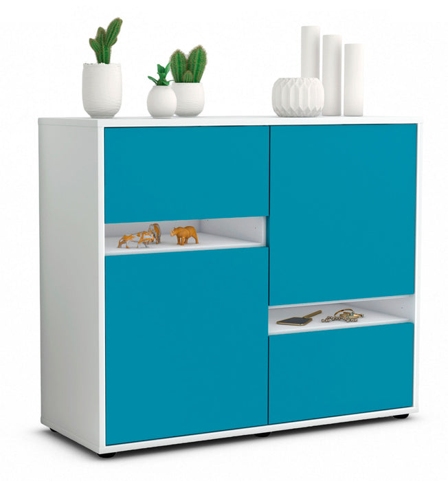 Sideboard Carlotta, Türkis (92x79x35cm)