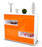 Sideboard Carmelina, Orange (92x79x35cm)