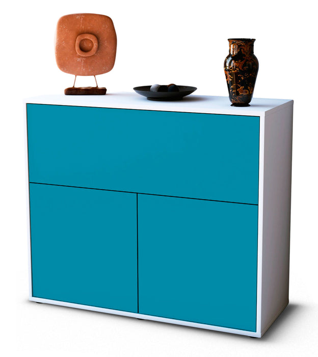 Sideboard Carolin, Türkis (92x79x35cm)