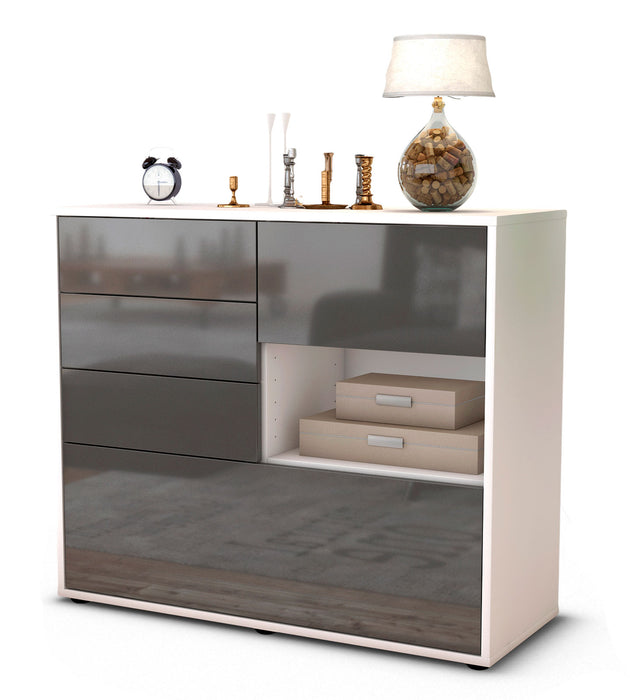 Sideboard Coco, Grau (92x79x35cm)