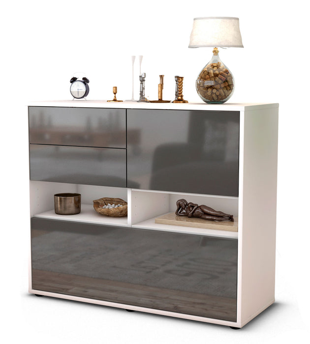 Sideboard Cornelia, Grau (92x79x35cm)