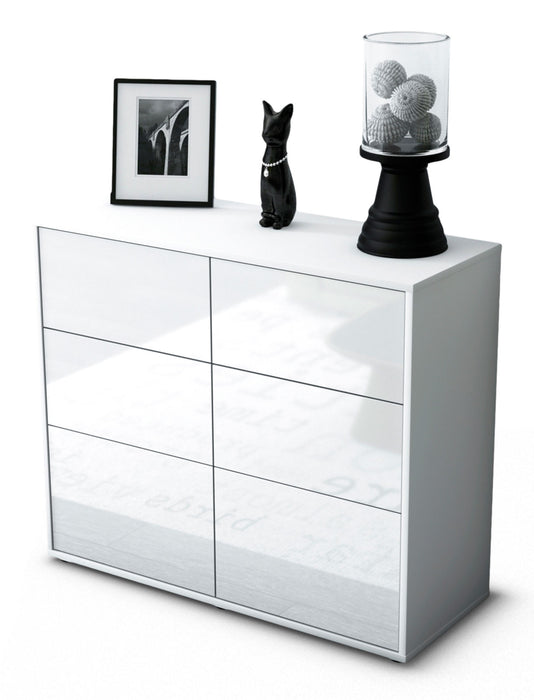 Sideboard Dalida, Weiß (92x79x35cm)