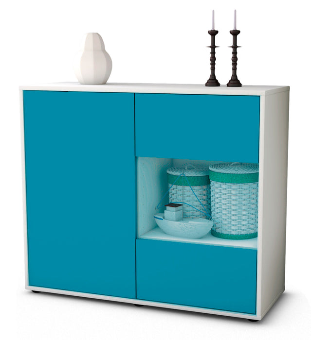 Sideboard Danica, Türkis (92x79x35cm)