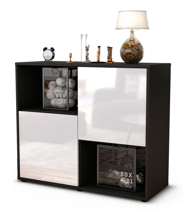 Sideboard Caralina, Weiß (92x79x35cm)