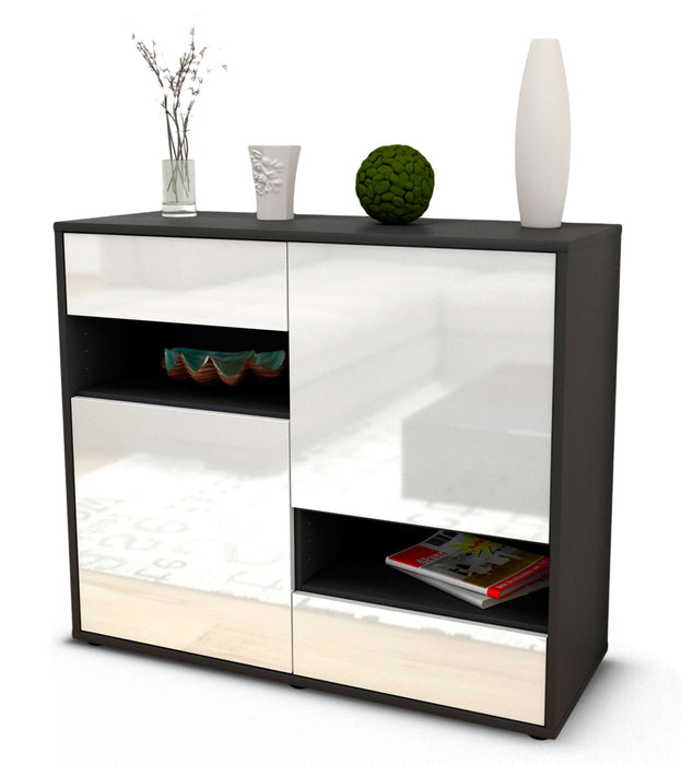 Sideboard Carmelina, Weiß (92x79x35cm)