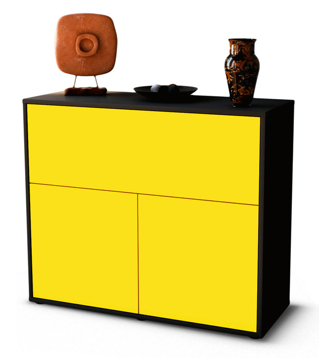 Sideboard Carolin, Gelb (92x79x35cm)