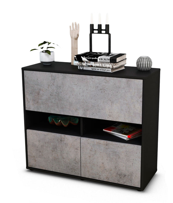 Sideboard Cassandra, Beton (92x79x35cm)