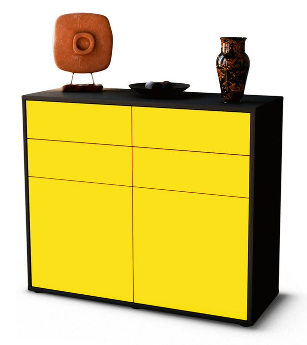 Sideboard Celia, Gelb (92x79x35cm)