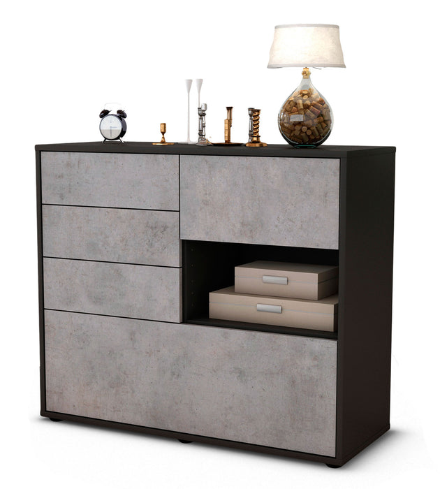 Sideboard Coco, Beton (92x79x35cm)