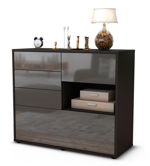 Sideboard Coco, Grau (92x79x35cm)