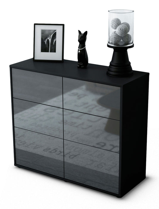 Sideboard Dalida, Grau (92x79x35cm)