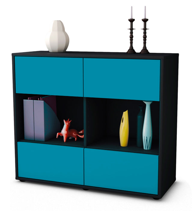 Sideboard Daniela, Türkis (92x79x35cm)