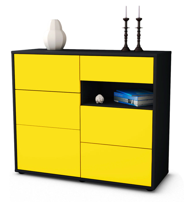 Sideboard Dariella, Gelb (92x79x35cm)