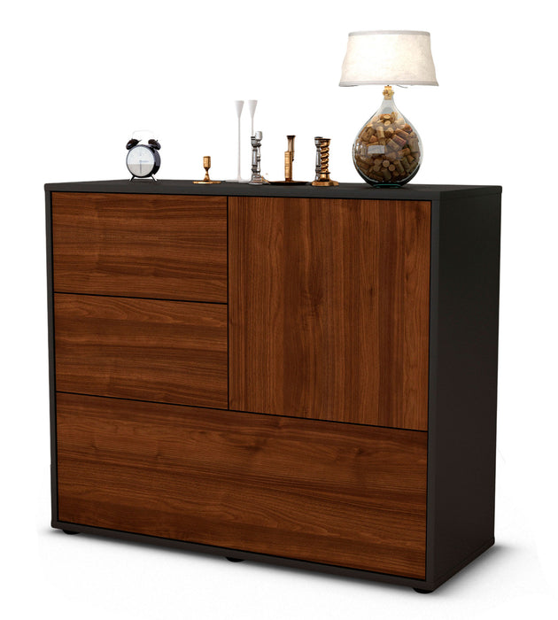 Sideboard Deanna, Walnuss (92x79x35cm)