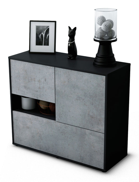 Sideboard Debora, Beton (92x79x35cm)