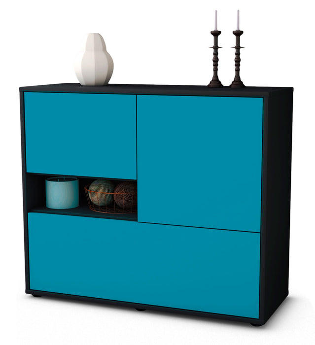 Sideboard Debora, Türkis (92x79x35cm)