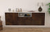 Lowboard Mesa, Rost, hängend (136x49x35cm)