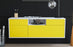 Lowboard Oakland, Gelb, hängend (136x49x35cm)