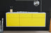 Lowboard Tulsa, Gelb, hängend (136x49x35cm)