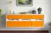 Lowboard Raleigh, Orange, hängend (136x49x35cm)