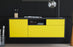 Lowboard Atlanta, Gelb, hängend (136x49x35cm)