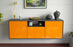 Lowboard Mesa, Orange, hängend (136x49x35cm)