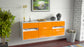 Lowboard Sacramento, Orange, hängend (136x49x35cm)