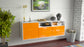 Lowboard Omaha, Orange, hängend (136x49x35cm)