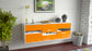 Lowboard Honolulu, Orange, hängend (136x49x35cm)