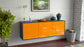 Lowboard Seattle, Orange, hängend (136x49x35cm)