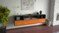 Lowboard Plano, Orange, hängend (180x49x35cm)