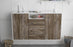 Sideboard Eugene, Treibholz, hängend (136x79x35cm)