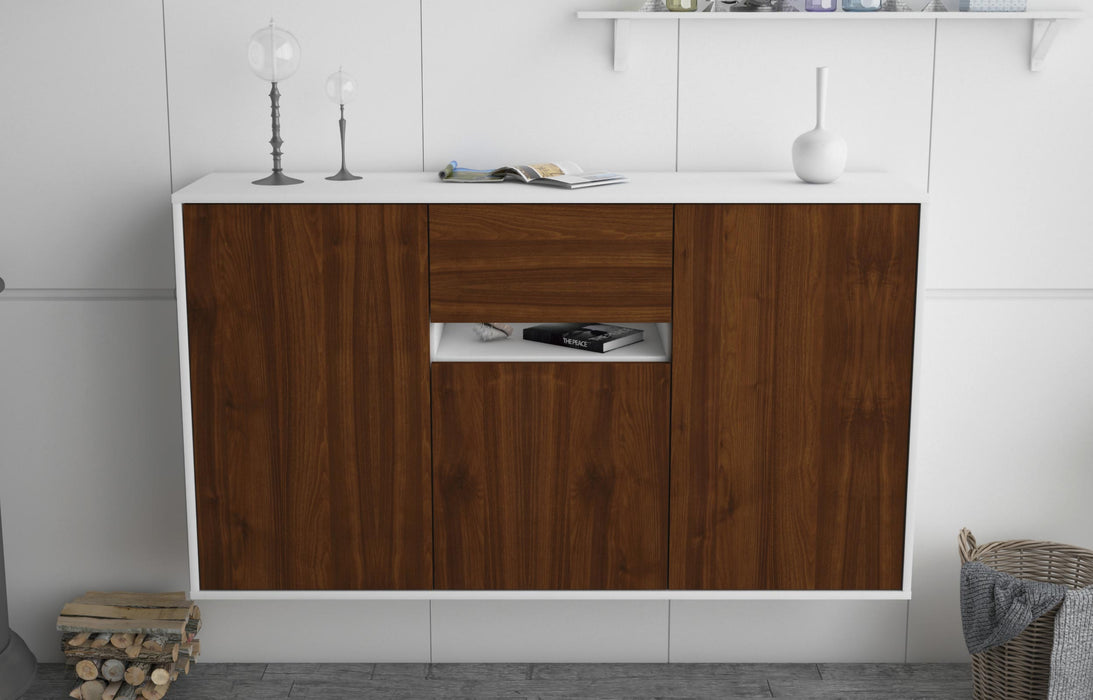 Sideboard Hampton, Walnuss, hängend (136x79x35cm)