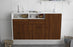 Sideboard Hollywood, Walnuss, hängend (136x79x35cm)