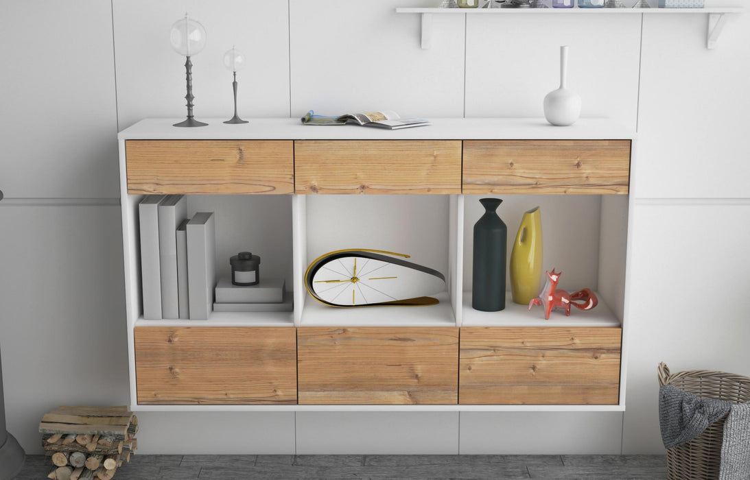 Sideboard Torrance, Pinie, hängend (136x79x35cm)