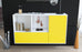 Sideboard Palmdale, Gelb, hängend (136x79x35cm)