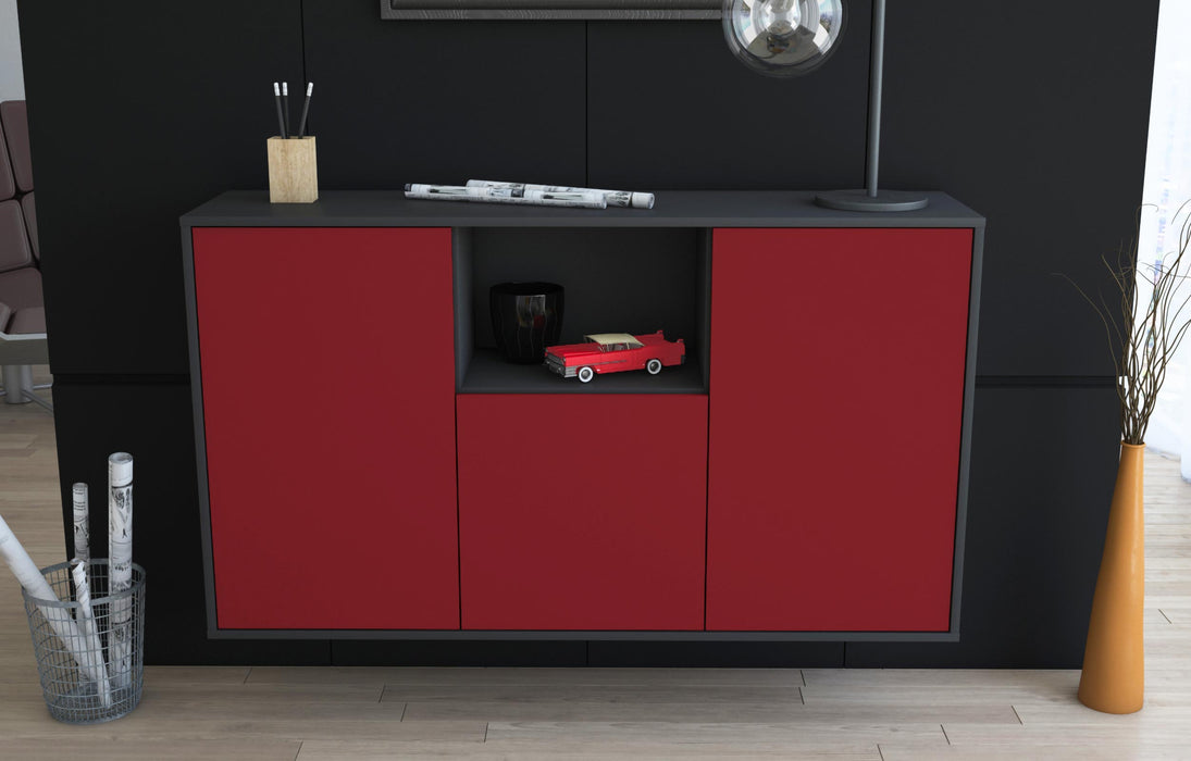 Sideboard Overland Park, Bordeaux, hängend (136x79x35cm)