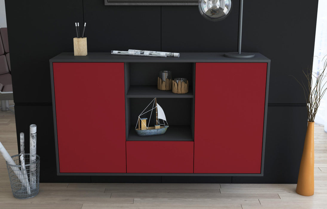 Sideboard Oceanside, Bordeaux, hängend (136x79x35cm)